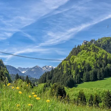 Blick Auf Ehrenberg Reutte